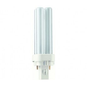 Fluocompacte "PL-C" G24D 10W 2P --- 2700K/3000K/4000K