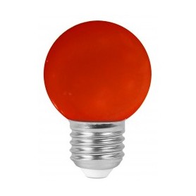 Sphérique "COLORED GOLFBALL" Rouge 1W E27
