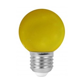 Sphérique "COLORED GOLFBALL" Jaune 1W E27