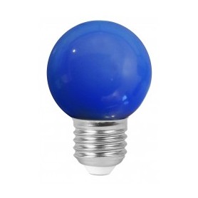 Sphérique "COLORED GOLFBALL" Bleu 1W E27