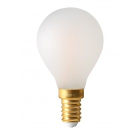 "SPHERIQUE G45" LED Dépoli 4W 2700K E14 300lm