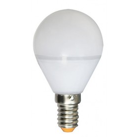 "SPHERIQUE G45" LED Givré 5W 2700K E14 400lm