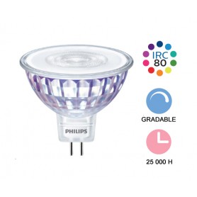 Philips Master "LEDspotValue 5,5W" GU5,3 --- (6 déclinaisons)