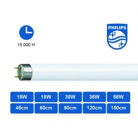 Tube fluo T8 "TLD MASTER 80" G13 --- (19 déclinaisons)
