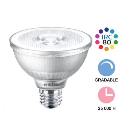 Lampe LED "PAR30 9W" E27 --- (3 déclinaisons)