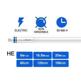 Tube LED T5 "MAS LEDTUBE HE" G5 --- (9 déclinaisons)