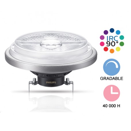 Lampe LED "SPOT LEDLV 20W" GU53 AR111 --- (4 déclinaisons)