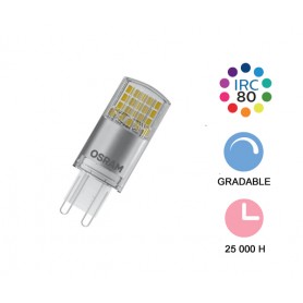 Capsule LED "PIN G9 3,5W" 12V 2700K Dimmable