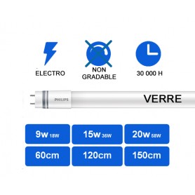 CorePro T8 "LEDTUBE GLASS" Electro G13 --- (6 déclinaisons)