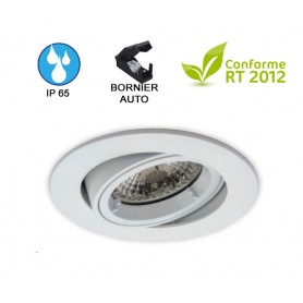 Spot RT2012 "TRITON IP65" Blanc Diam95