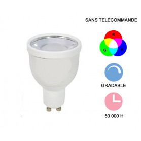 Lampe LED "RGB" 4W RGB+3000K GU10 200-220lm