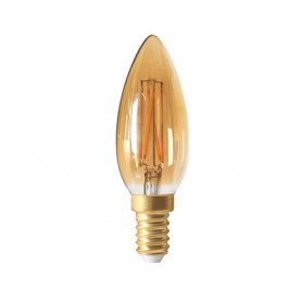 FLAMME "STANDARD" LED Ambrée 4W 2200K E14 260lm