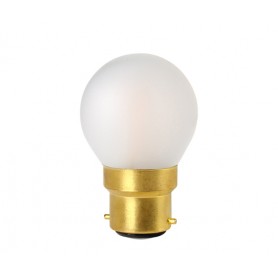 "SPHÉRIQUE G45" LED Dépoli 4W 2700K B22 330lm