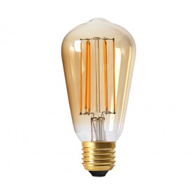 EDISON "BÂTON" LED Ambrée 4W 2100K E27 260lm