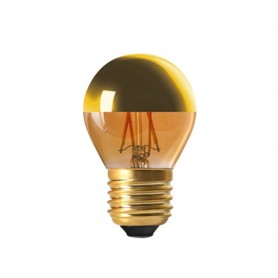 SPHERIQUE "GOLDEN CAP" G45 LED Calotte dorée 4W 2700K E27 350lm