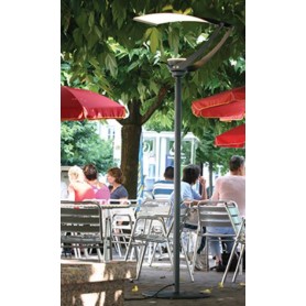 Lampadaire mobile télescopique "EQUIX" LED 35W IP55 sur plateau