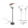 Lampadaire mobile télescopique "EQUIX" LED 35W IP55 sur plateau