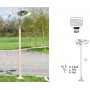 Lampadaire "BELCOUR TRIPLE" E27 IP44 --- (11 déclinaisons)