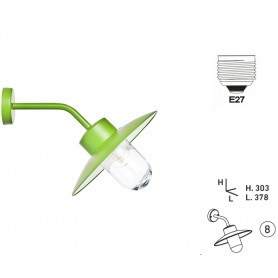 Applique Extérieure "BELCOUR ANGLE 45°" E27 IP44 --- (11 déclinaisons)