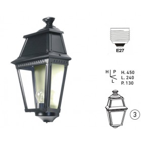 1/2 Applique Extérieure "AVENUE 2" E27 IP44 --- (6 déclinaisons)