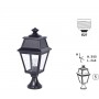 Borne Extérieure "AVENUE 2 550mm" E27 IP44 --- (6 déclinaisons)