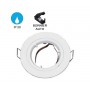 Encastré "Mercure IP20" Diam79 --- Blanc / Alu Brossé
