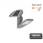 Applique Solaire LED "ZETA" Gris 2,4W 200lm