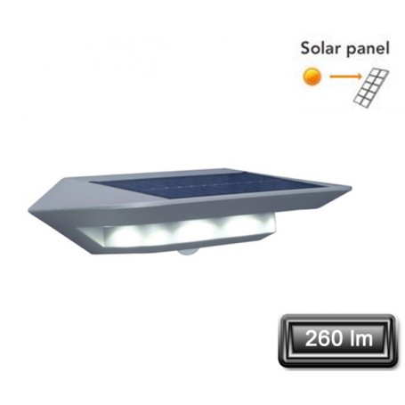 Applique Solaire LED "GHOST" Gris 2,4W 260lm