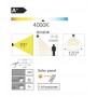Applique Solaire LED "GHOST" Gris 2,4W 260lm