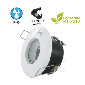 Spot RT2012 "PLUTON IP65" Blanc Diam82