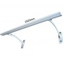 Profilé Aluminium "BARRE" Blanc L2520mm sans diffuseur
