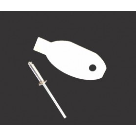 Embout de finition Blanc pour profilé "BARRE"