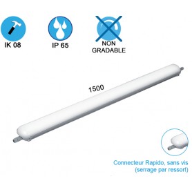 Réglette étanche LED "LC+ 1500" 60W 4000K IP65