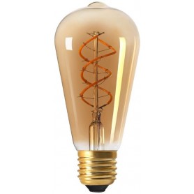 EDISON "TWISTED" LED Ambrée 4W 2000K E27 200lm