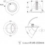 Encastré LED R-SHELL 160