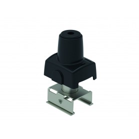 Fixation pour rail UNO en suspension ajustable avec cache de finition