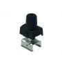 Fixation pour rail UNO en suspension ajustable avec cache de finition