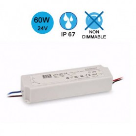 Driver LED Meanwell 24V 60W IP67