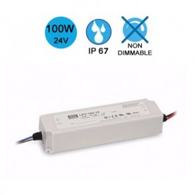 Driver LED Meanwell 24V 100W IP67