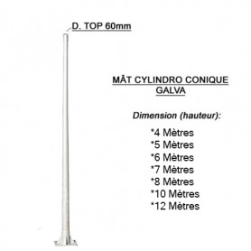 MAT CYLINDRO CONIQUE ACIER THERMOLAQUAGE