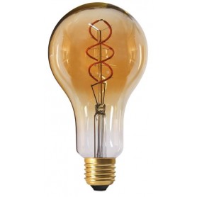 BIG BULBS "TWISTED" Diam95 LED Ambrée 4W 2000K E27 200lm