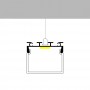 Profilé en aluminium STRIPLINE 20X23mm - 2 mètres