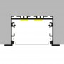 Profilé en aluminium STRIPLINE ENCASTRÉ 50X32mm - 2 mètres