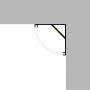 Profilé en aluminium STRIPLINE D'ANGLE 13X13mm - 2 mètres