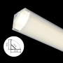 Profilé en aluminium STRIPLINE D'ANGLE 16X16mm - 2 mètres