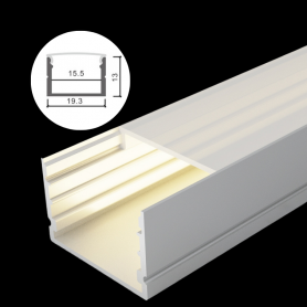 Profilé en aluminium STRIPLINE 19X13mm - 2 mètres
