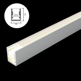 Profilé en aluminium STRIPLINE 10X13mm - 2 mètres
