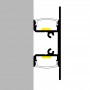 Profilé en aluminium STRIPLINE 48X18mm - 2 mètres