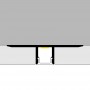 Profilé en aluminium STRIPLINE PLACO 52X13mm - 2 mètres