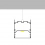 Profilé en aluminium STRIPLINE 75x75mm - 2 mètres